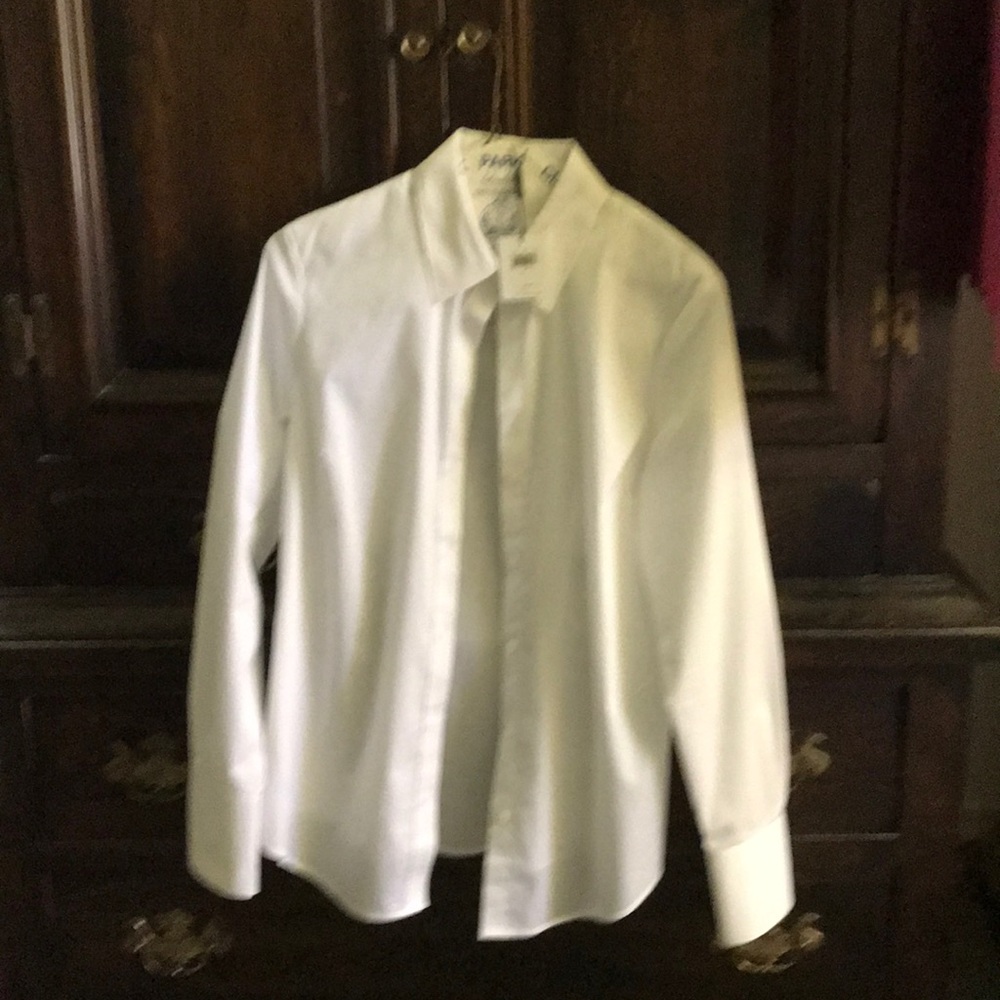 Calvin Klein Womens white dress shirt